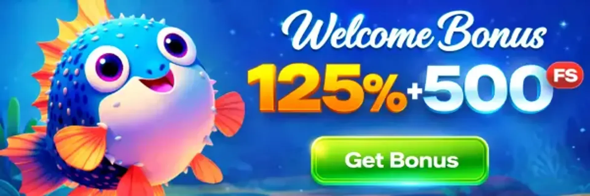 Fugu Casino Willkommensbonus – 125% und 500 Freispiele für neue Spieler
